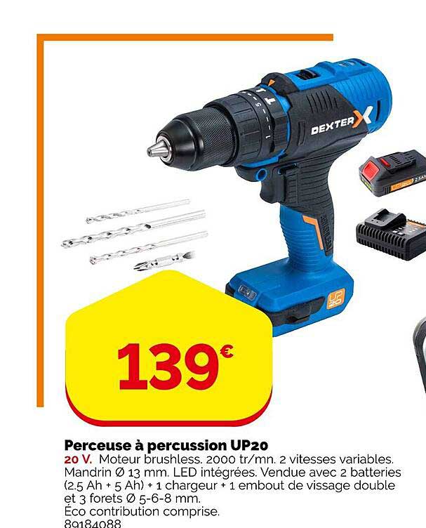 Perceuse à Percussion Up20 Dexter