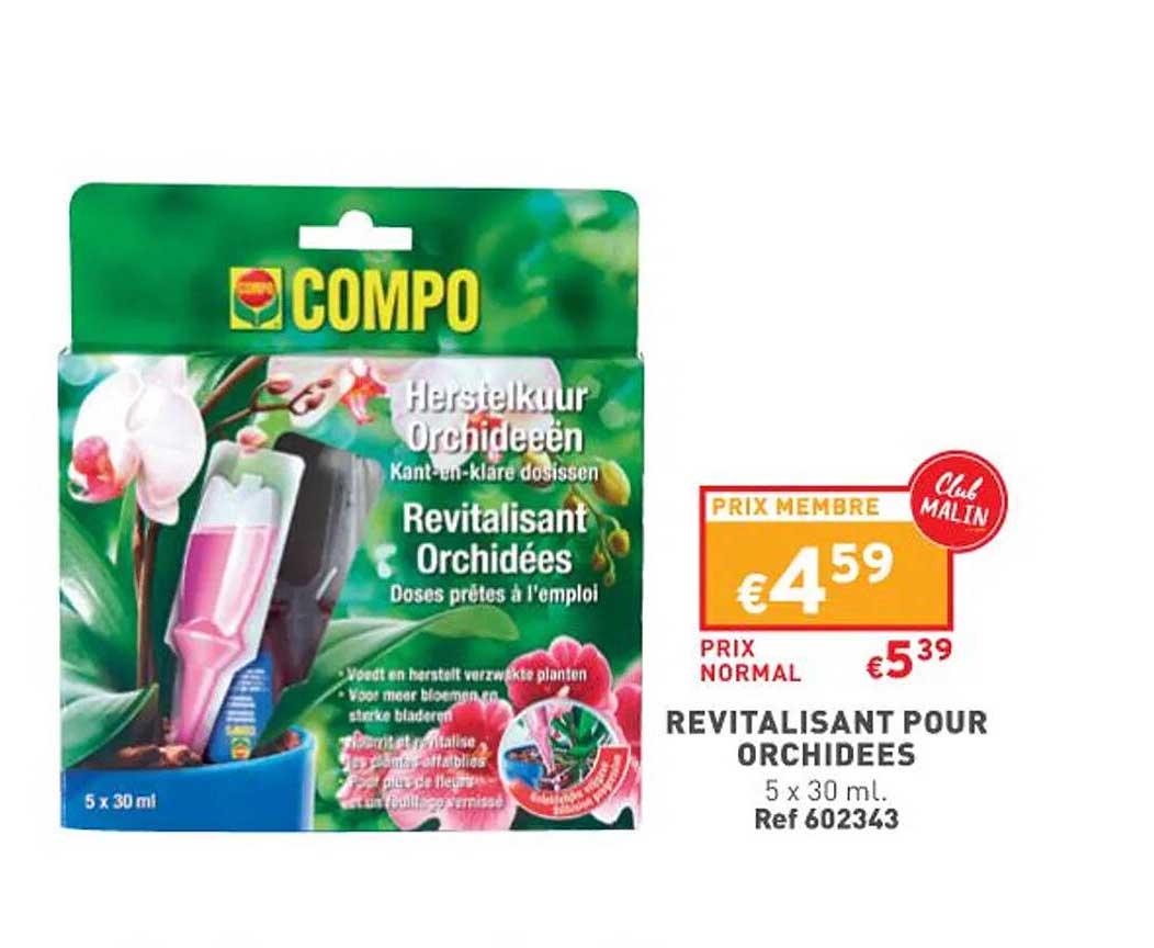 revitalisant pour orchidées compo