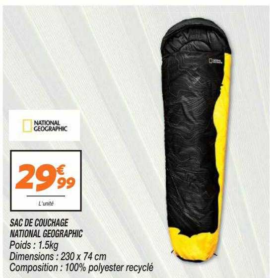 sac de couchage national géographic