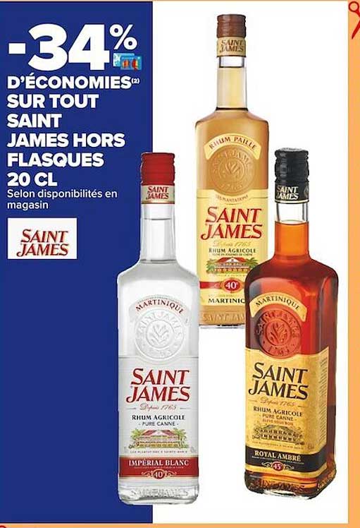 saint james hors flasques 20 cl