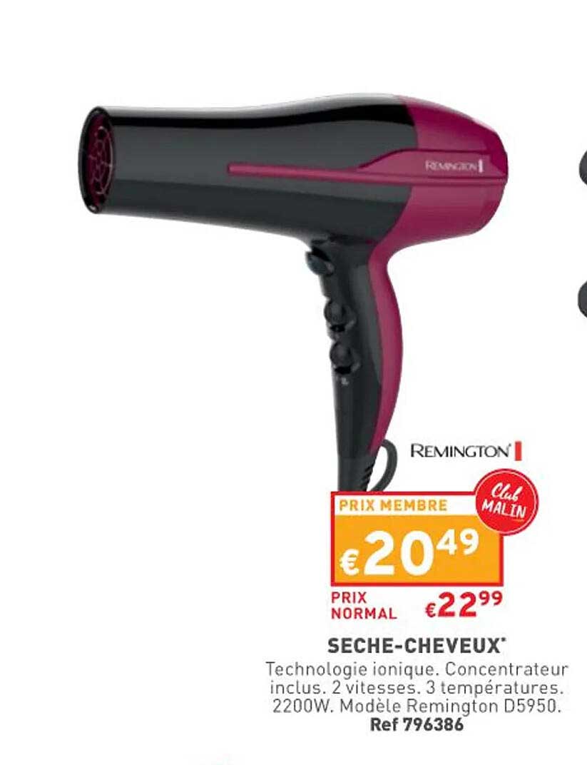 sèche-cheveux remington