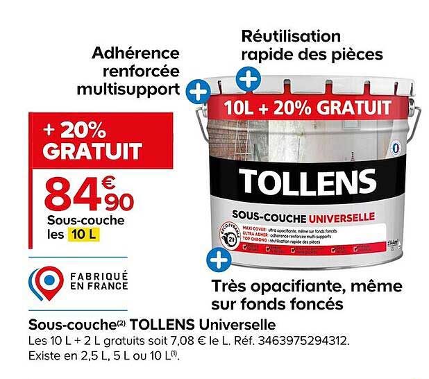 sous-couche tollens universelle