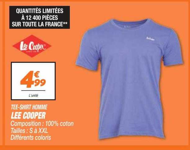 tee-shirt homme lee cooper