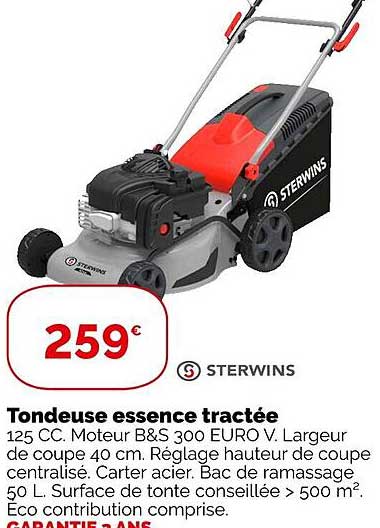 Tondeuse Essence Tractée Sterwins