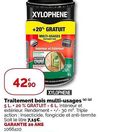 traitement bois multi-usages xylophène
