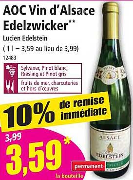 aoc vin d'alsace edelzwicker lucien edelstein