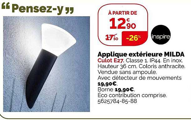 Applique Extérieure Milda