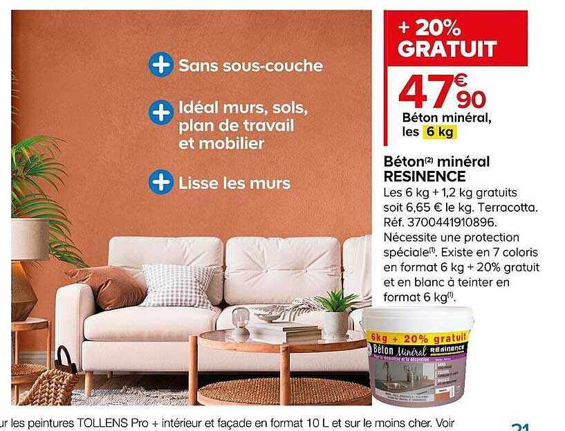 béton minéral résinence