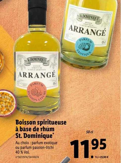 boisson spiritueuse à base de rhum st dominique