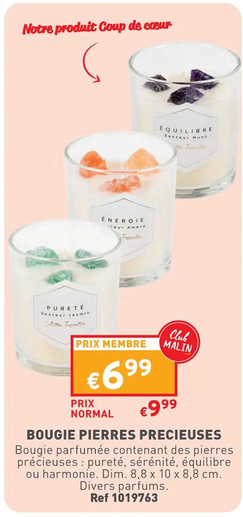 Bougie Pierres Precieuses