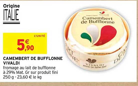 Camembert De Bufflonne Vivaldi