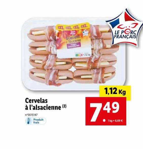 cervelas à l'alsacienne saint alby