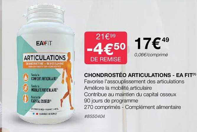 chondrostéo articulations - ea fit