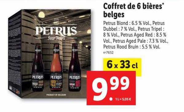 Coffret De 6 Bières Belges