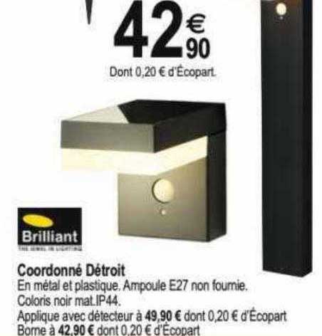 coordonné détroit brilliant