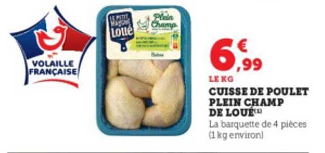 cuisse de poulet plein champ de loué