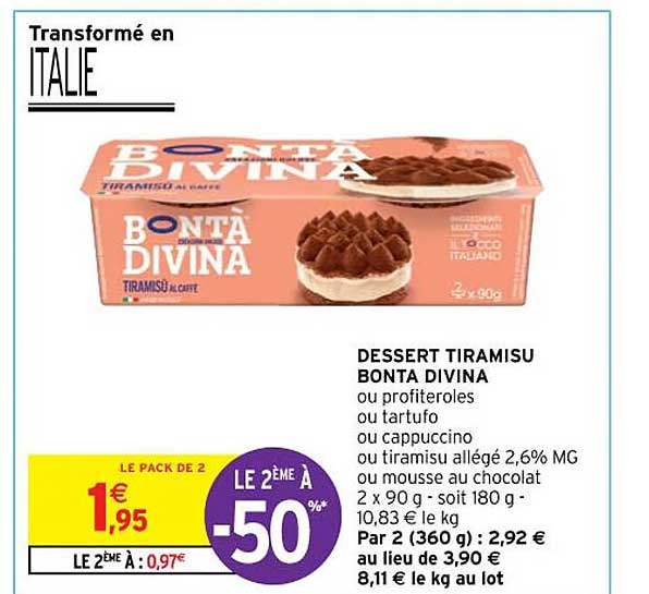 dessert tiramisu bonta divina