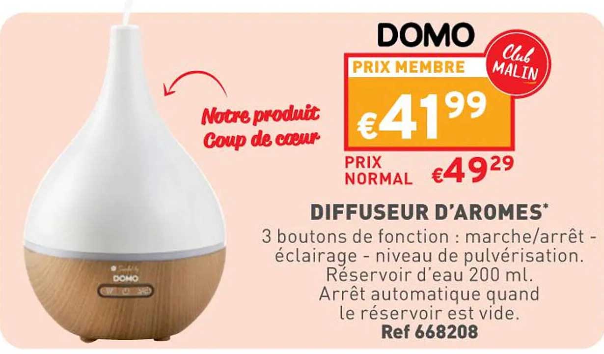 diffuseur d'aromes domo