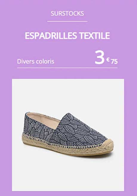 espadrilles textile