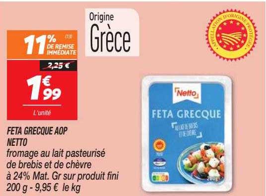 Feta Grecque Aop Netto