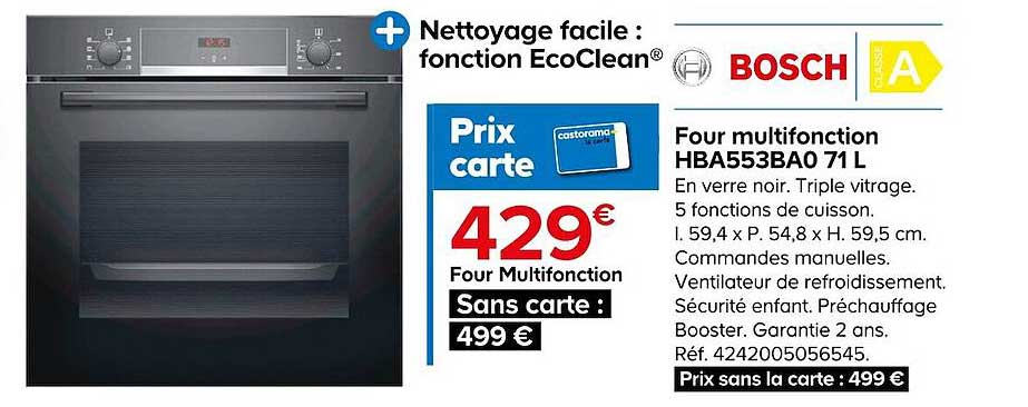four multifonction hba553ba0 71l bosch