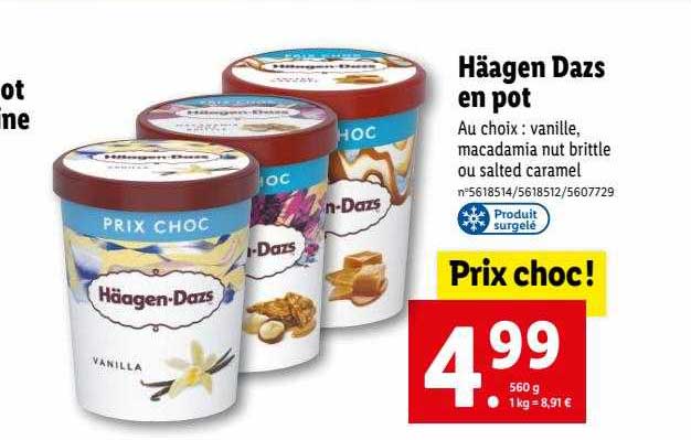 häagen dazs en pot
