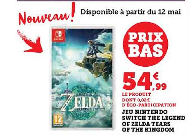 Jeu Nintendo Switch The Legend Of Zelda Tears Of The Kingdom