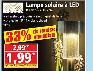 lampe solaire à led i-glow