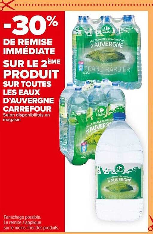 les eaux d'auvergne carrefour
