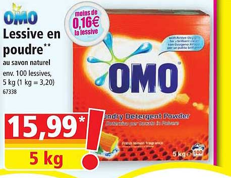 Lessive En Poudre Omo