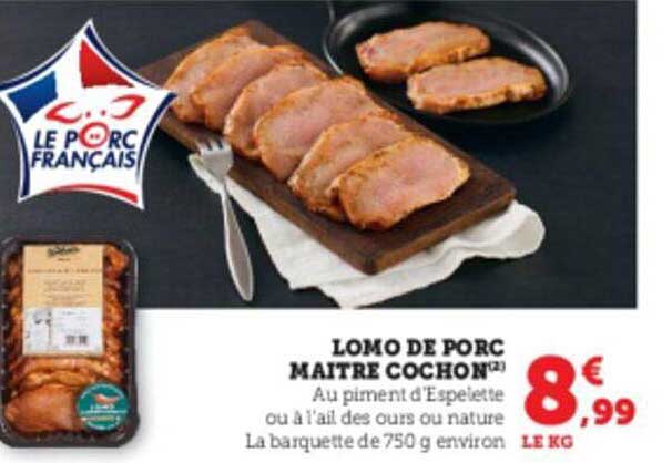 lomo de porc maître cochon