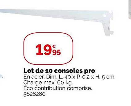 Lot De 10 Consoles Pro