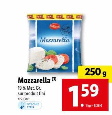 Mozzarella Milbona