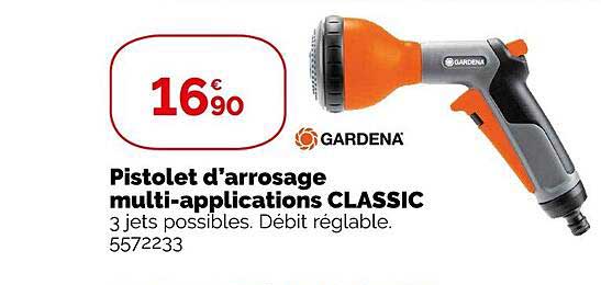 Pistolet D'arrosage Multi-applications Classic Gardena