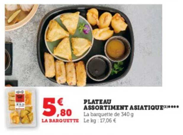 Plateau Assortiment Asiatique