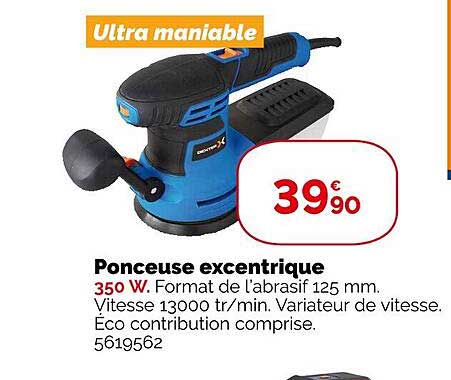 ponceuse excentrique dexter