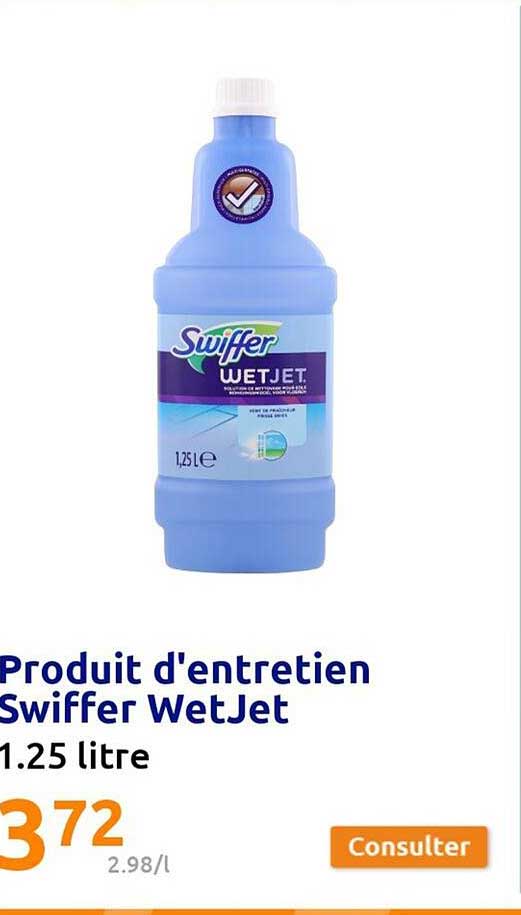 produit d'entretien swiffer wetjet