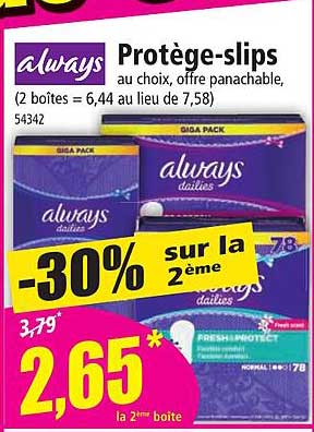 protège-slips always