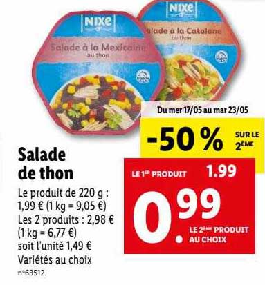 Salade De Thon Nixe