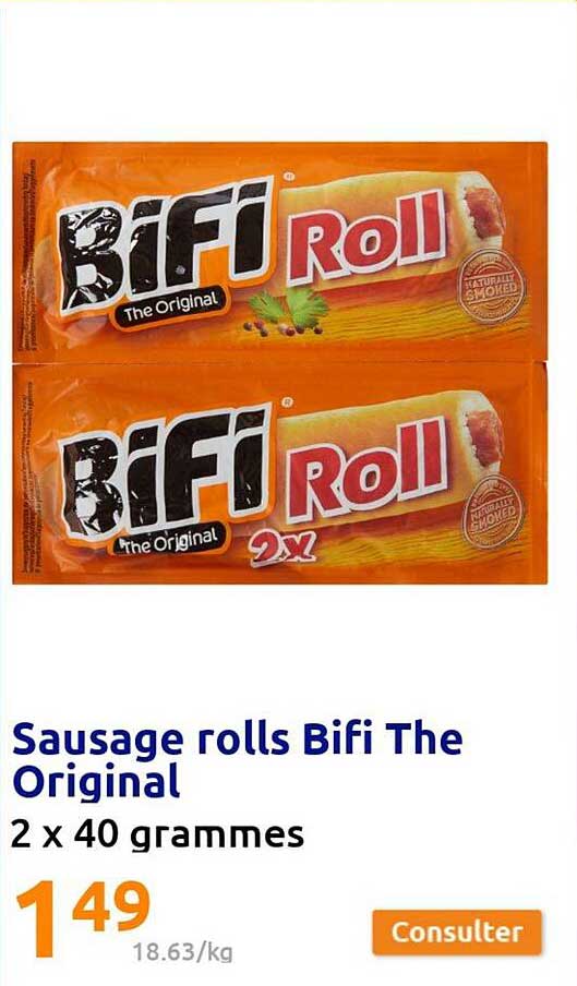 sausage rolls bifi the original