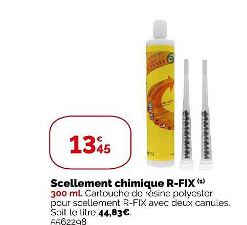 scellement chimique r-fix