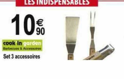 set 3 accessoires cook'in garden