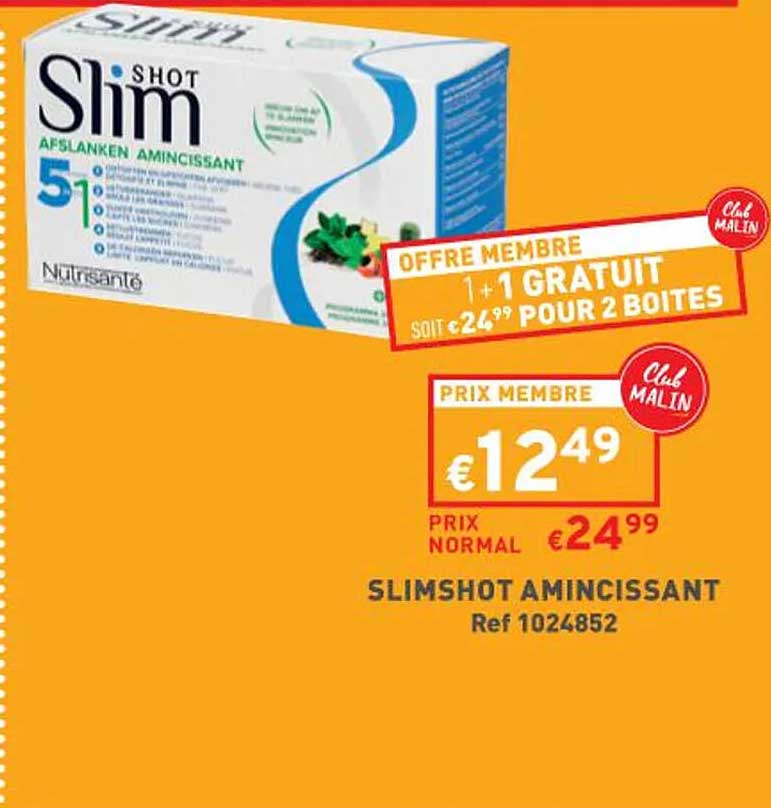 slimshot amincissant
