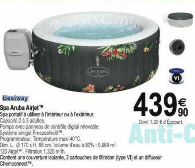 spa aruba airjet bestway