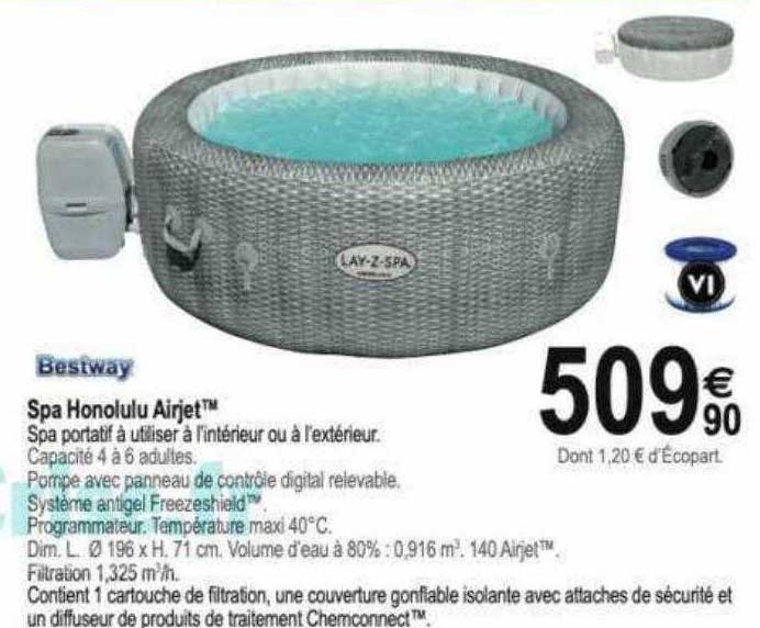 spa honolulu airjet bestway