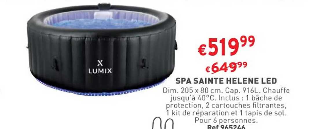 spa sainte hélène led lumix