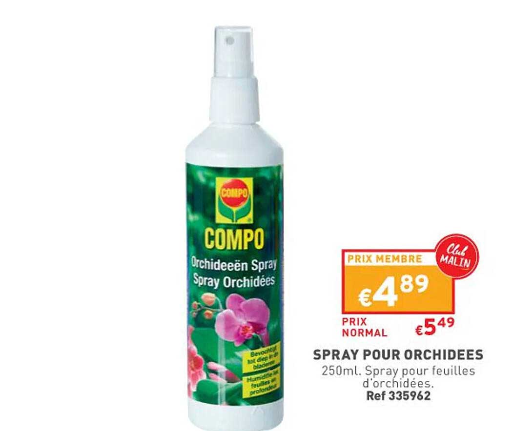 spray pour orchidées compo