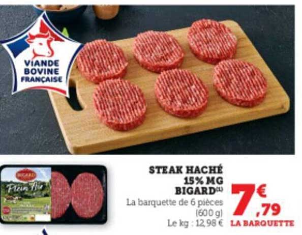 Steak Haché 15% Mg Bigard