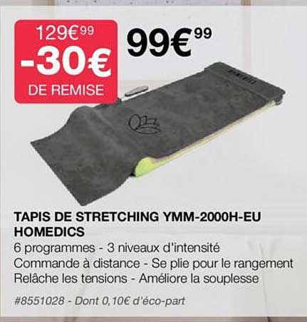 tapis de stretching ymm-2000h-eu homedics
