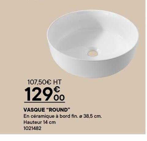 vasque "round"